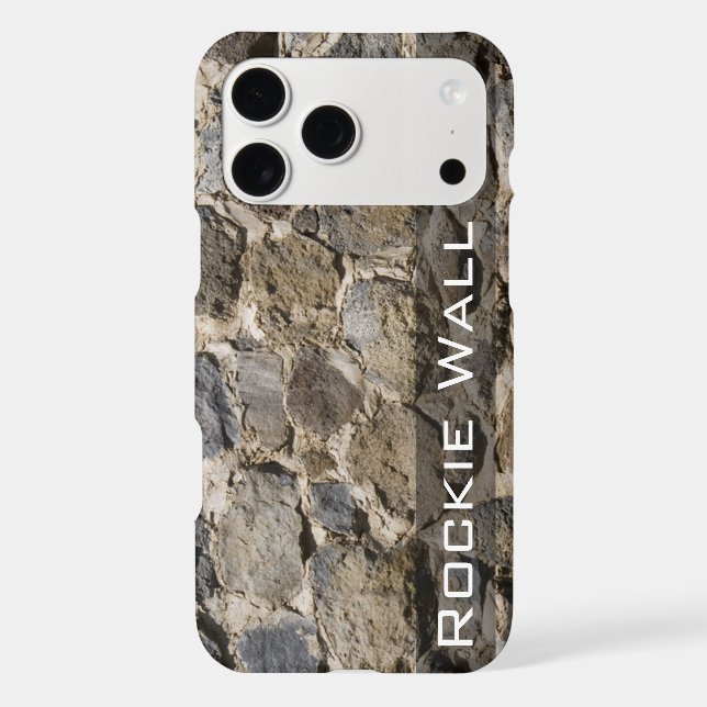 Rock Wall Photograph Background Personalized Case-Mate iPhone Case (Back)