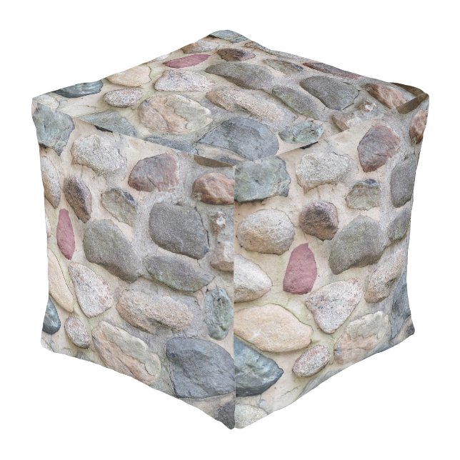 Rock Wall  Pouf (Angled Front)