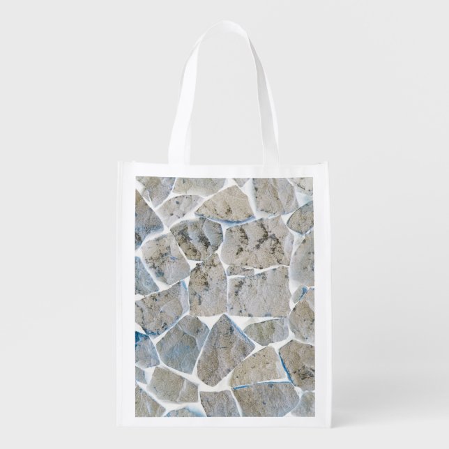 Rock Wall Reversed Reusable Grocery Bag (Front)