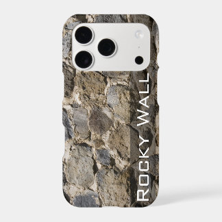 Rock Wall Texture Abstract Photograph Custom iPhone 17 Pro Case