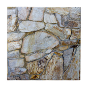 Rock Wall Texture Nature Photography Ceramic Tile