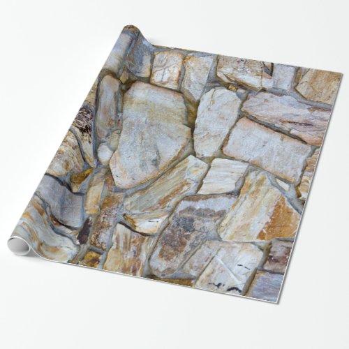 Rock Wall Texture Photo on Wrapping Paper