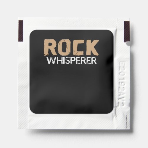 Rock Whisperer Rockhound Rockhounding Collector Hand Sanitizer Packet