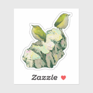 Rock Wren birds New Zealand Sticker