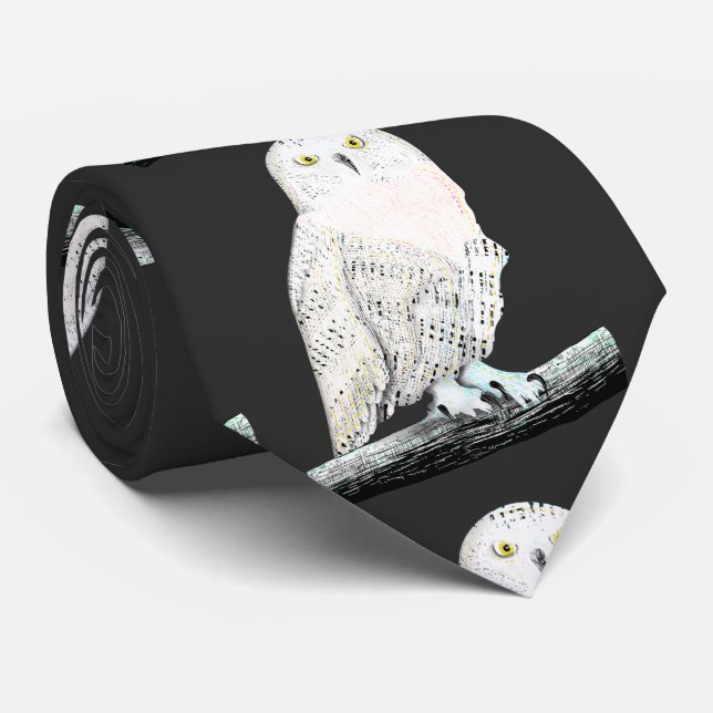 Rock Wren piwauwau NZ BIRD Neck Tie (Rolled)