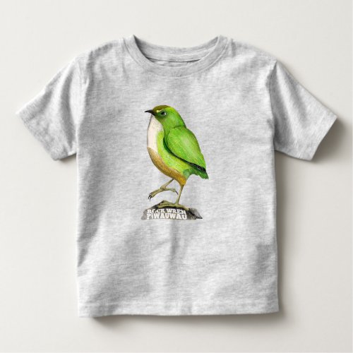 Rock Wren piwauwau NZ BIRD Toddler T_shirt