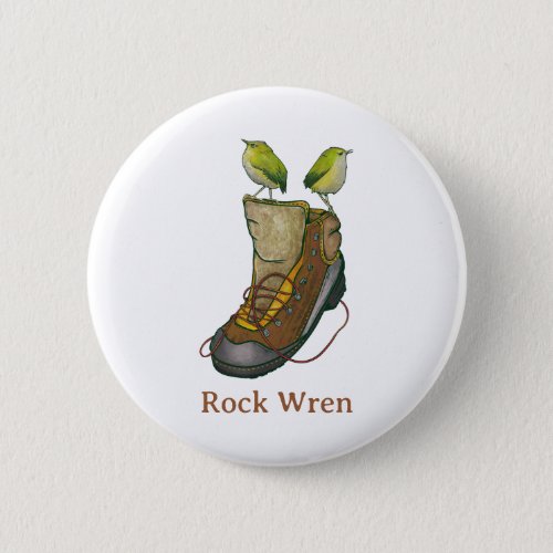 Rock Wren Tuke Button