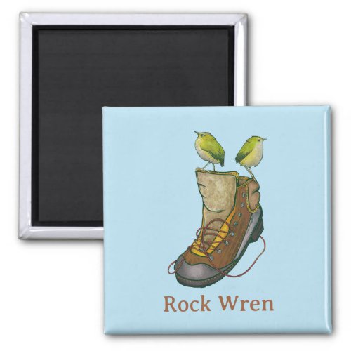 Rock Wren Tuke Magnet