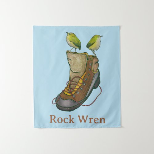 Rock Wren Tuke Tapestry