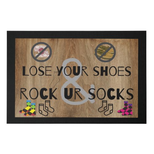 Rock your Socks   Faux Canvas Print