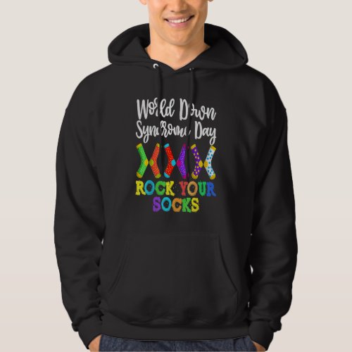 Rock Your Socks Kid  World Down Syndrome Awareness Hoodie