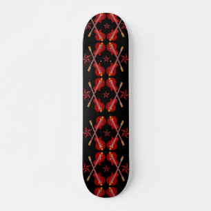 Rockabilly Argyle Skateboard Deck