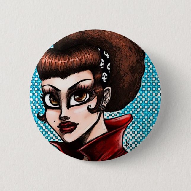 Rockabilly Button (Front)