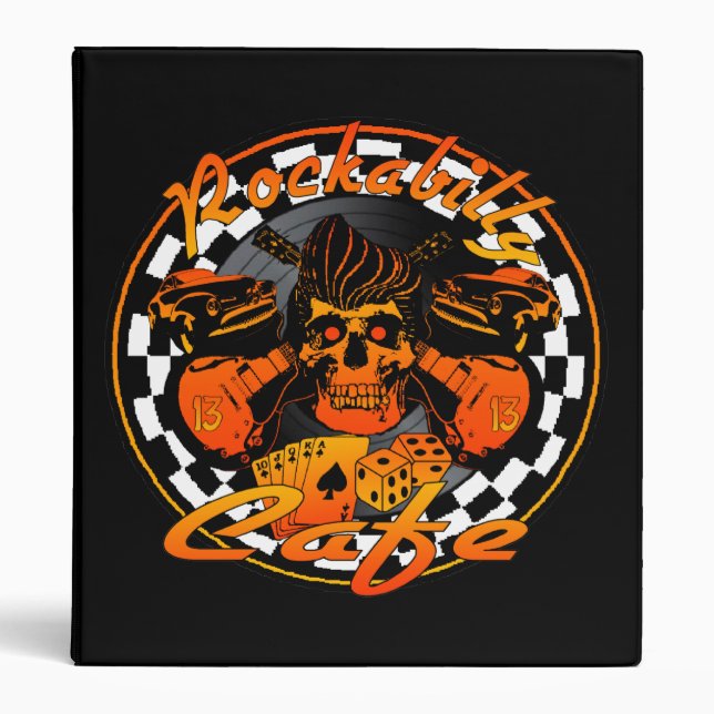Rockabilly Cafe Avery Binder (Front)