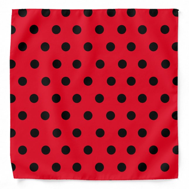 Rockabilly Essential Polka Dot Bandanna (Front)