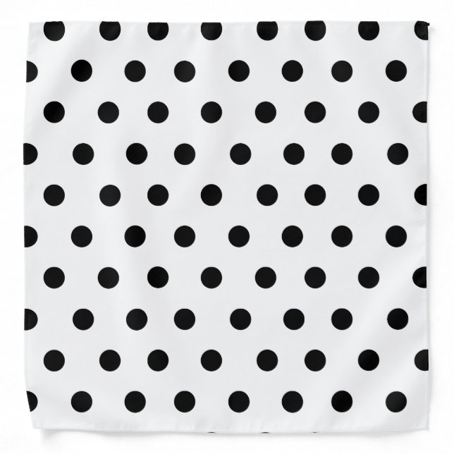 Rockabilly Essential Polka Dot Bandanna (Front)