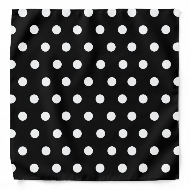 Rockabilly Essential Polka Dot Bandanna (Front)