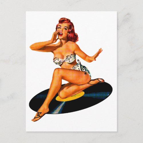 Rockabilly Goddess Postcard