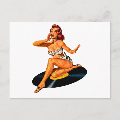 Rockabilly Goddess Postcard