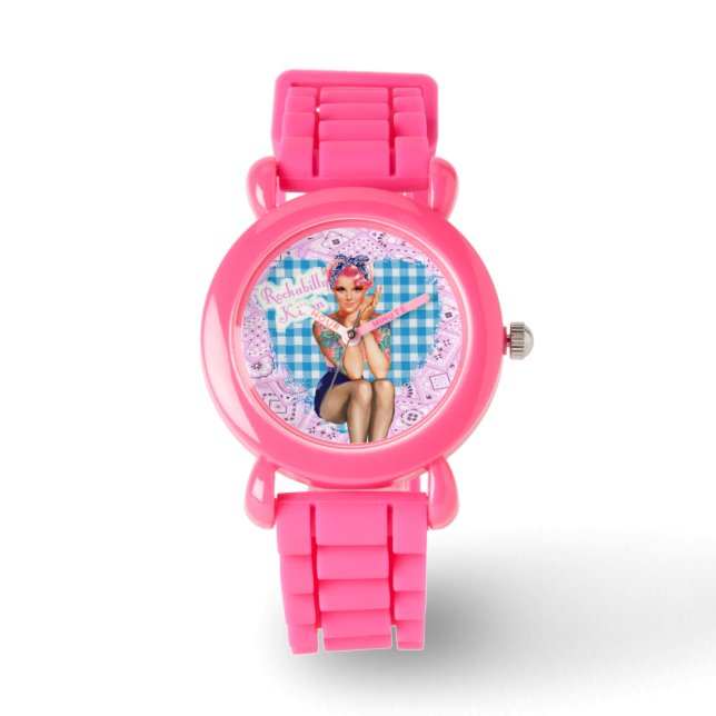 Rockabilly Kitten Watch (Front)
