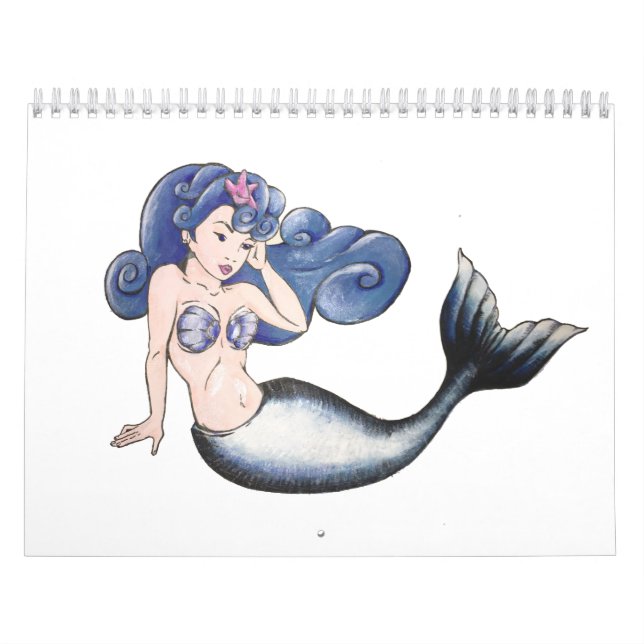 Rockabilly Mermaid Calendar (Cover)
