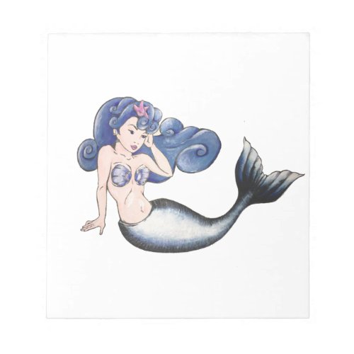 Rockabilly Mermaid Notepad