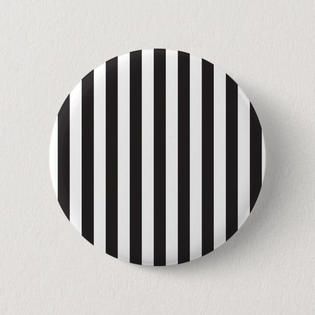 Rockabilly pattern zebras plain stripes mod pinback button (Front)