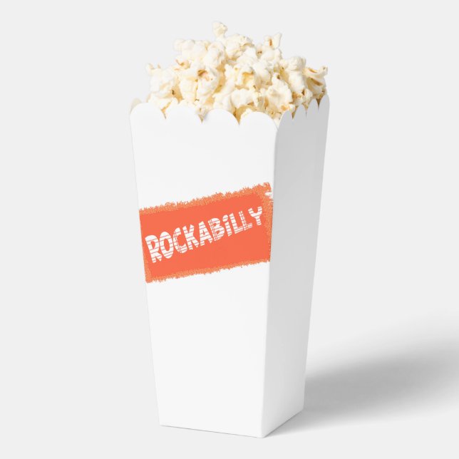 RockABilly ripped and tilted white popcorn boxes (Popped)