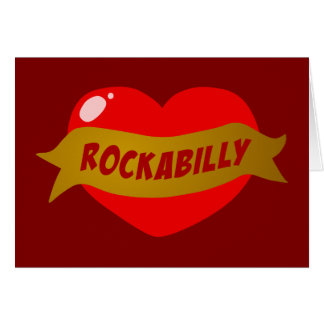 Rockabilly Tattoo Heart Cards