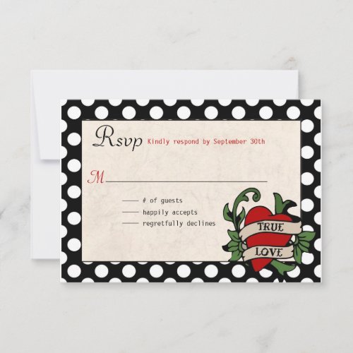 Rockabilly Wedding RSVP