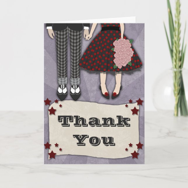 Rockabilly Wedding, thank you (Front)