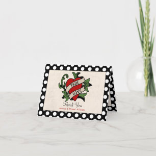 Rockabilly Wedding Thank You