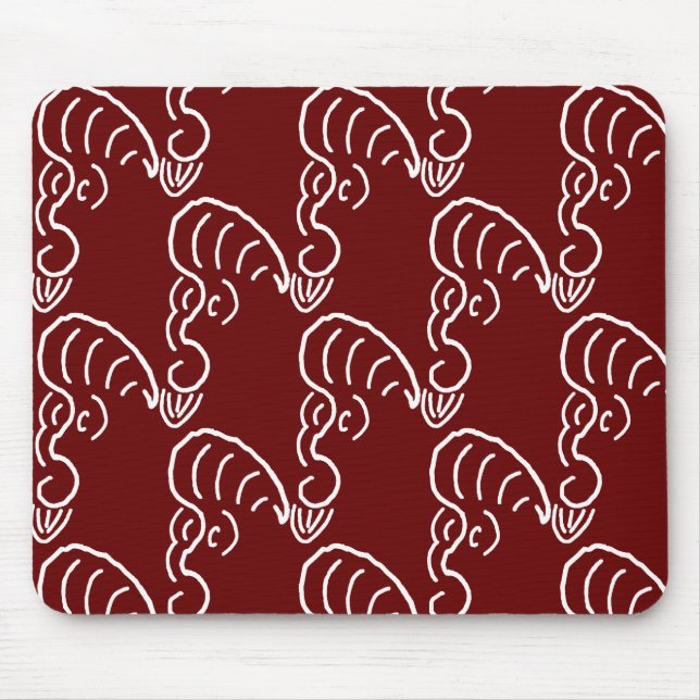 ROCKABILLY YELL (CRIMSON) MOUSE PAD (Front)
