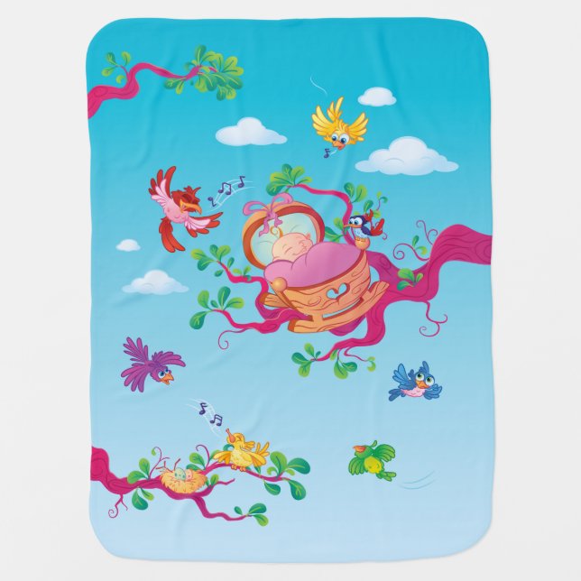 Rockabye Baby Blanket (Front)