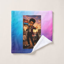 Rockachibi Bobby Aurora Bath Towel