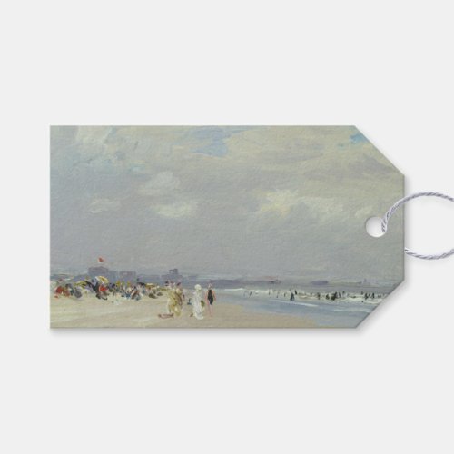 Rockaway Beach New York by EH Potthast Gift Tags