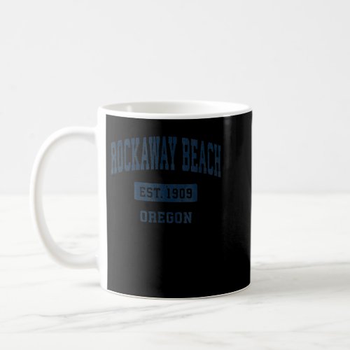 Rockaway Beach Oregon OR Vintage Sports Establishe Coffee Mug