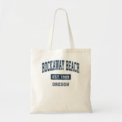 Rockaway Beach Oregon OR Vintage Sports Establishe Tote Bag