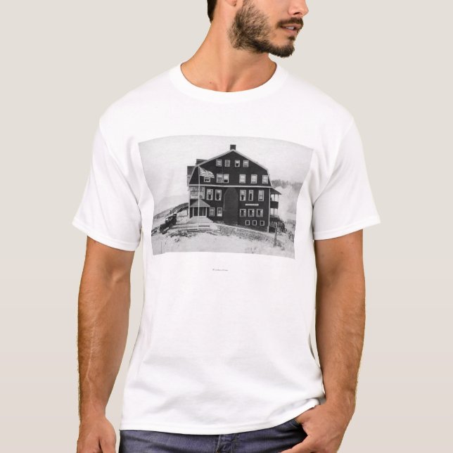 Rockaway, Oregon Lake Lytle Hotel Photograph T-Shirt (Front)
