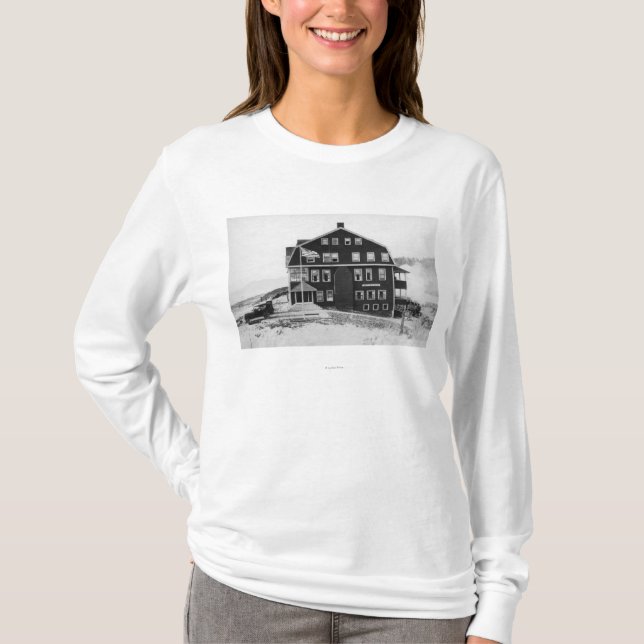 Rockaway, Oregon Lake Lytle Hotel Photograph T-Shirt (Front)