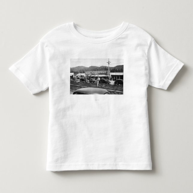 Rockaway, Oregon Main Business Section Toddler T-shirt (Front)