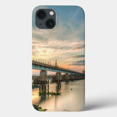 Rockaway Train Bridge iPhone 13 Case