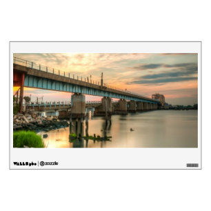 Rockaway Train Bridge Wall Decal