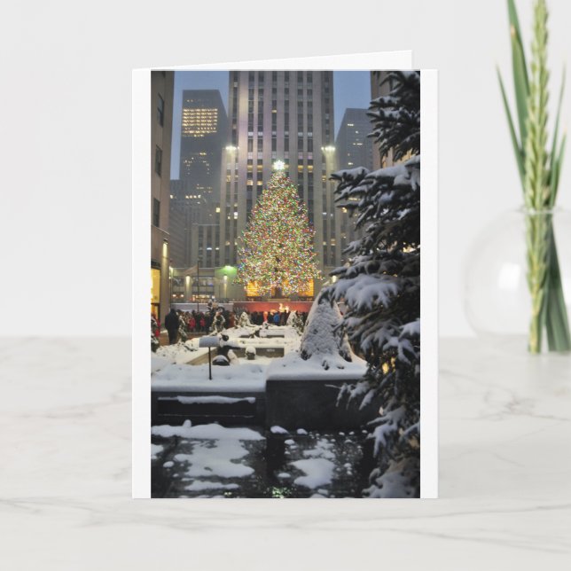 Rockefeller Center Christmas Holiday Card (Front)