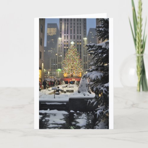 Rockefeller Center Christmas Holiday Card