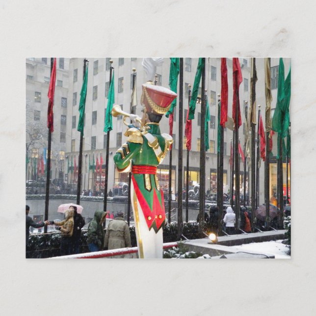 Rockefeller Center Christmas Holiday Postcard (Front)