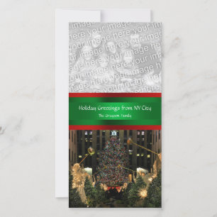 Rockefeller Center Christmas Tree, Your Photo Holiday Card