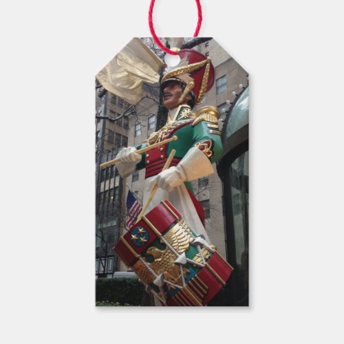 Rockefeller Center Drummer Boy Christmas New York Gift Tags