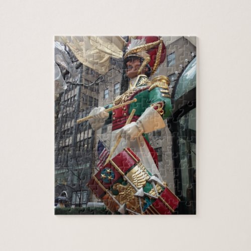 Rockefeller Center Drummer Boy Christmas New York Jigsaw Puzzle