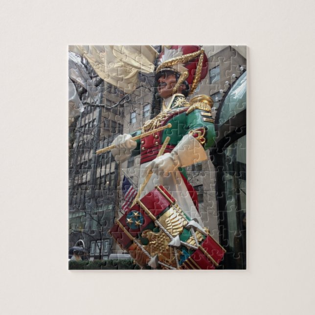Rockefeller Center Drummer Boy Christmas New York Jigsaw Puzzle (Vertical)